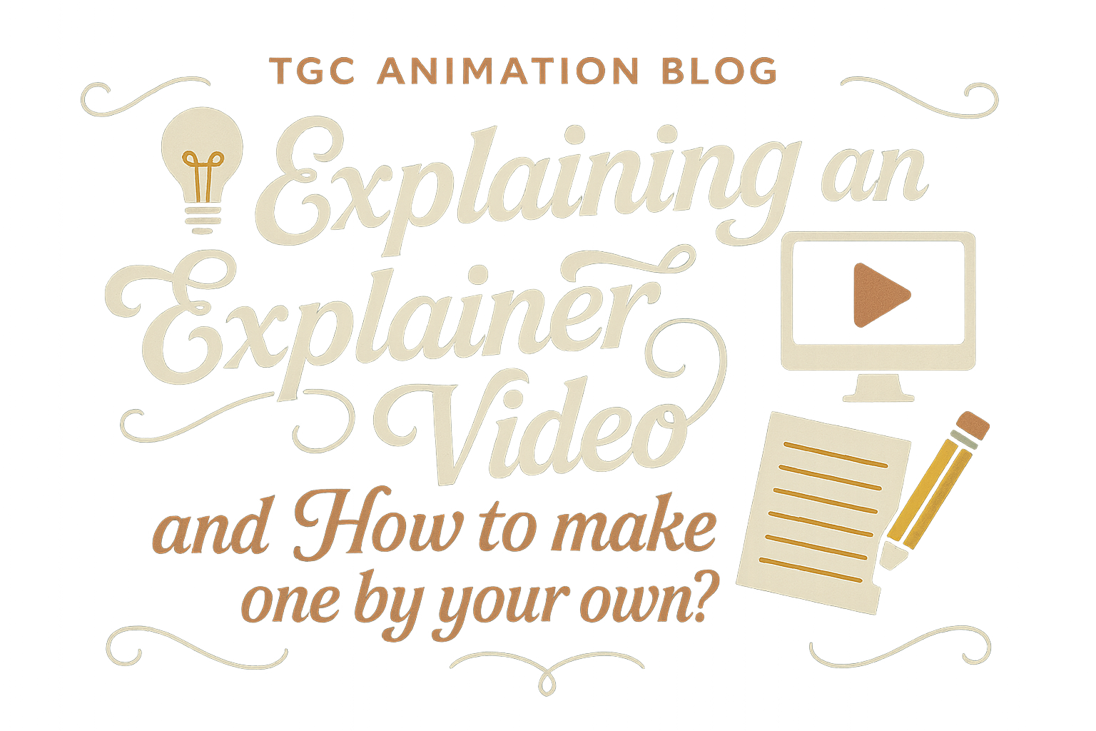 Explaining an Explainer Video and How to make one by your own?
